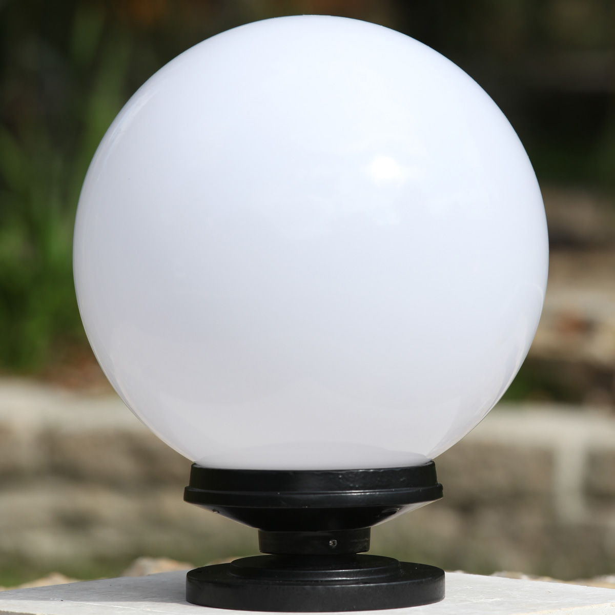 Garden Globe Lumi round Light pedestal LD Terra - with 01.02.05