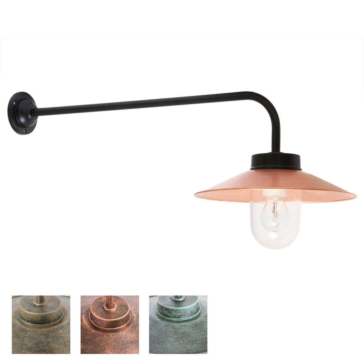 Classical Barn Lamp Copper 38 90 Bcu L Xl Terra Lumi