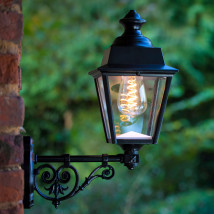 Vase lumineux design fluorescent rond jardin extérieur domus fluo
