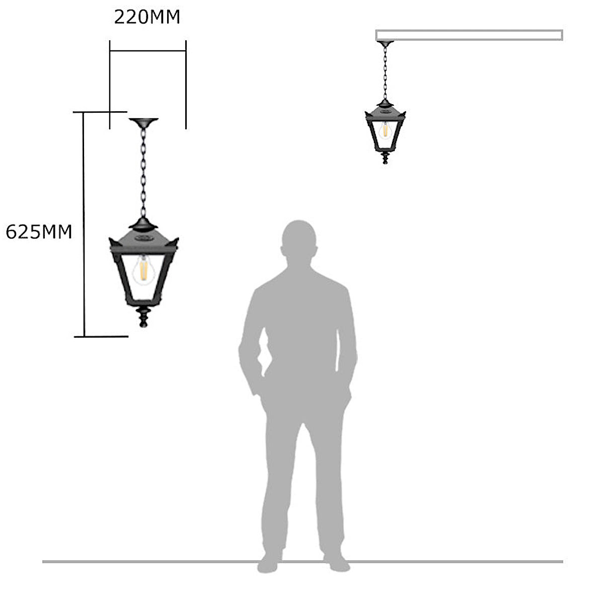 Small Victorian Hanging Lantern, Fig. 2