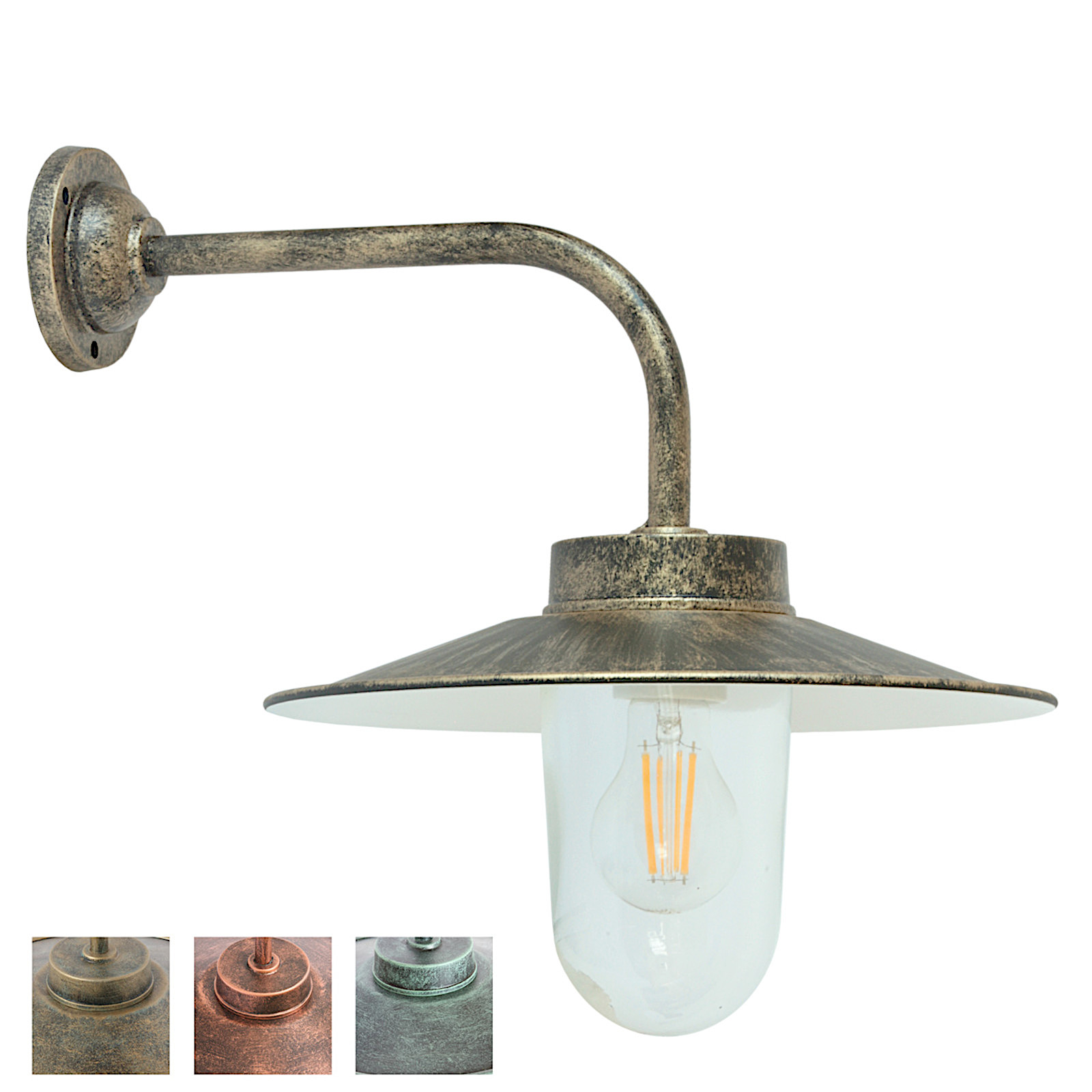 Classical Barn Lamp 38-90 in Antique Colors