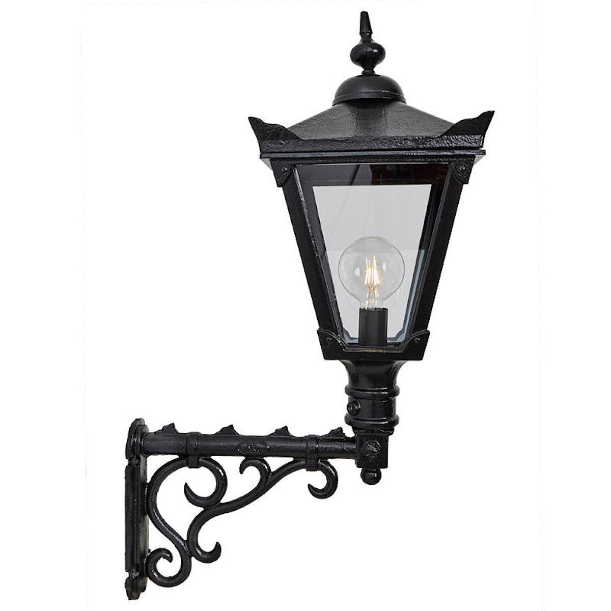 Large Cast Iron Victorian Wall Lantern, Fig. 4