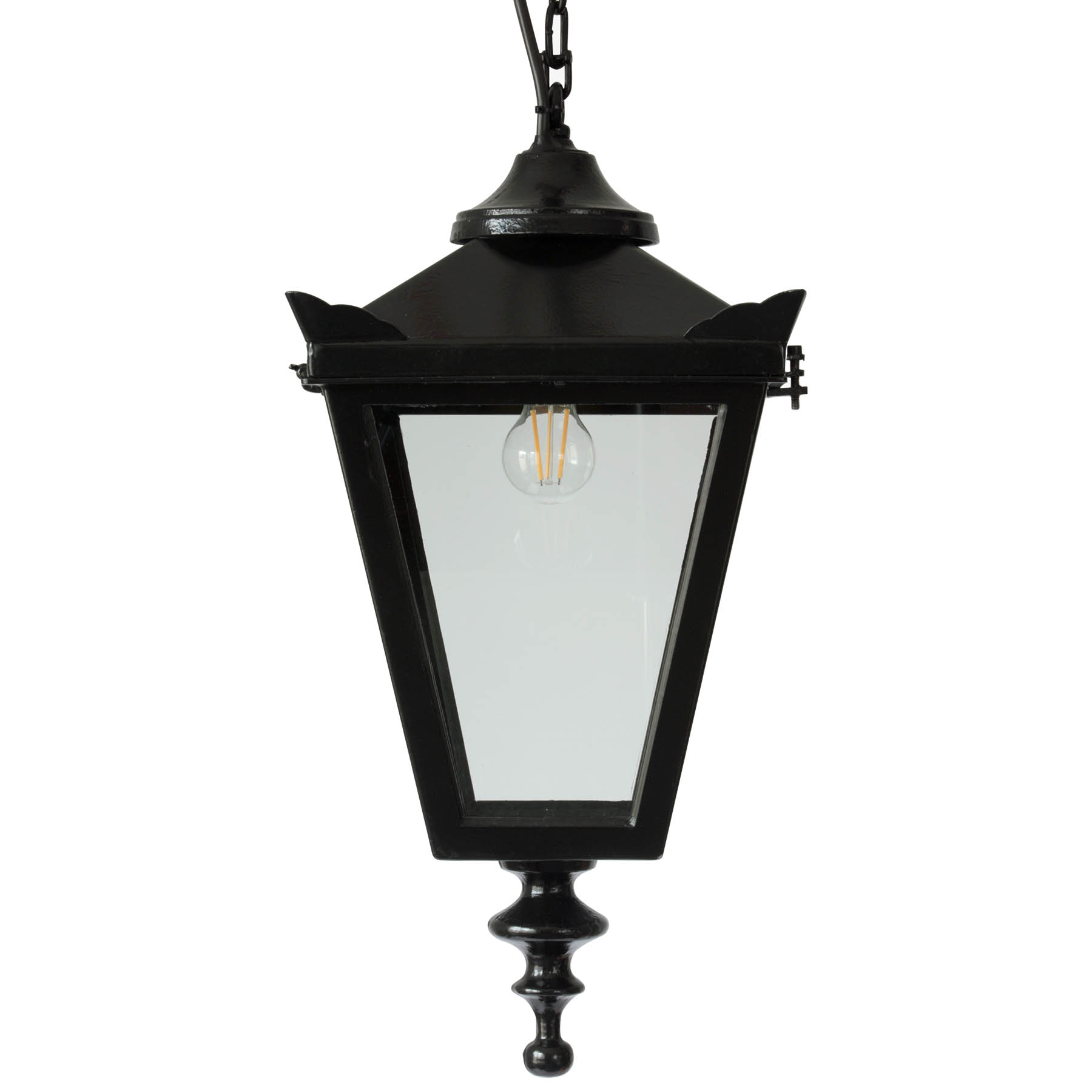 Cast Iron Victorian Hanging Lantern: Viktorianische Hängelaterne aus Gusseisen