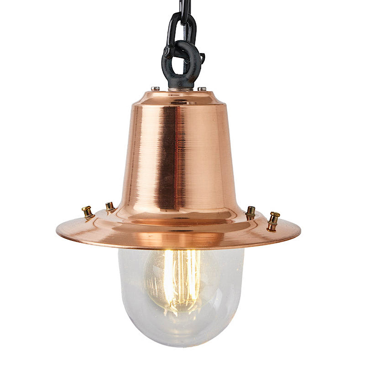 Railway Style Copper Pendant Light, Fig. 3